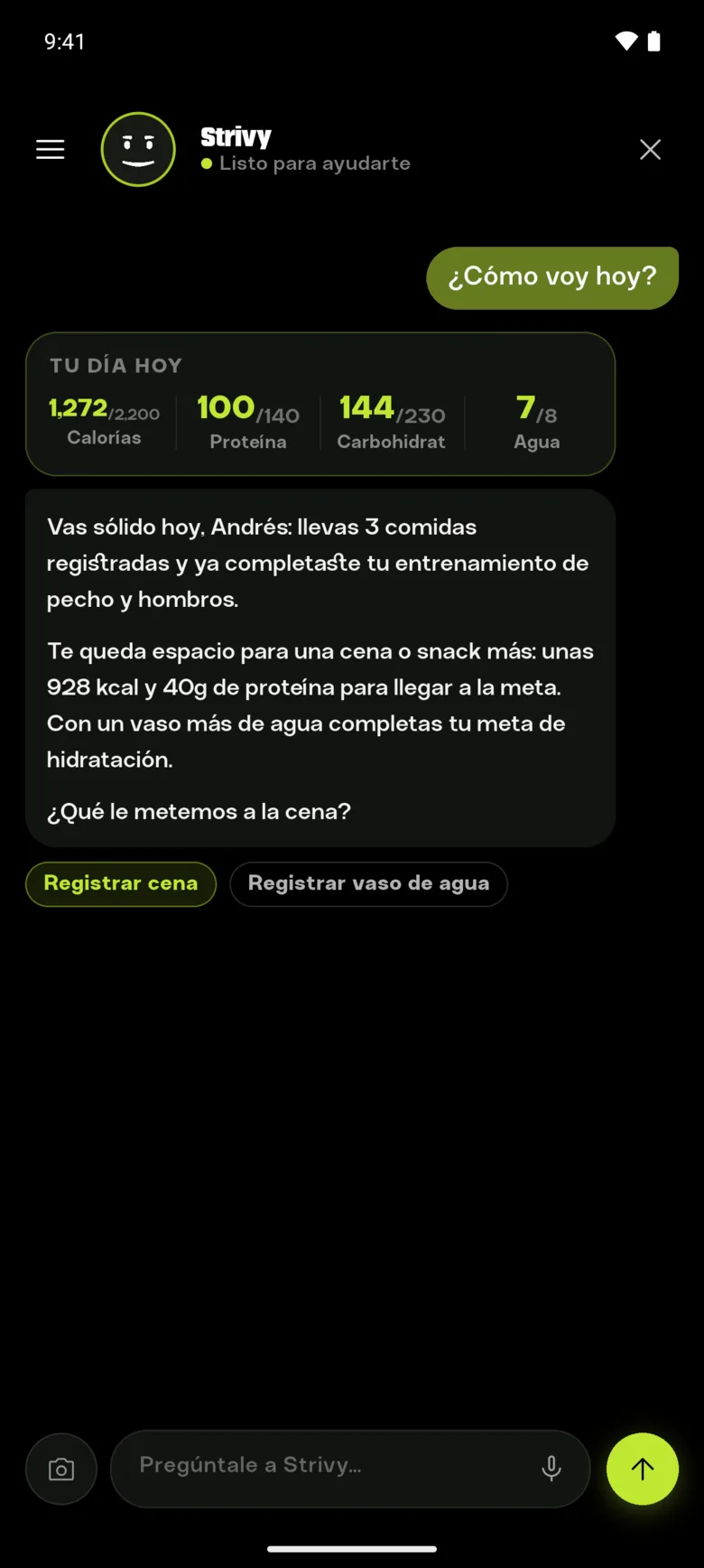 Strivy, tu coach AI